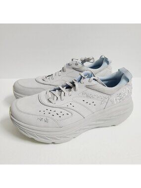 NEW Hoka Womens U Bondi L BP Shoes 1150924 STSN Size 14 Gray